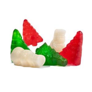 Albanese Christmas Trees Snowmen Gummy 5lb Bag Bulk